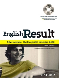 Books Frontpage English Result Intermediate. Photocopiable Resource Book & DVD PACK ED 10