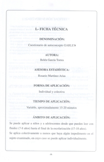 Books Frontpage CAG  Cuestionario de Autoconcepto