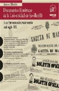 Books Frontpage Documentos Históricos de la Universidad de Sevilla (V Centenario)