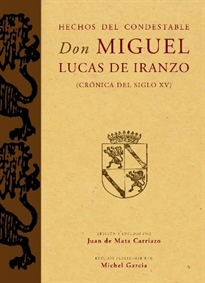 Books Frontpage Hechos Del Condestable Don Miguel Lucas De Iranzo