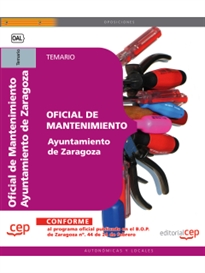 Books Frontpage Oficial de Mantenimiento Ayuntamiento de Zaragoza. Temario