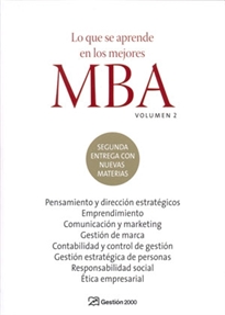 Books Frontpage Lo que se aprende en los mejores MBA. Volumen 2