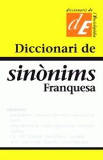 Books Frontpage Diccionari de sinònims Franquesa