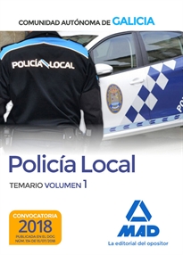 Books Frontpage Policía Local de la Comunidad Autónoma de Galicia. Temario volumen 1
