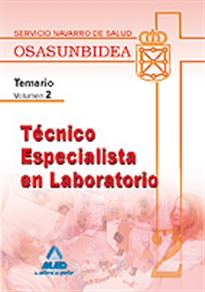 Books Frontpage Técnico especialista en laboratorio (t.E.L.) del servicio navarro de salud-osasunbidea. Temario. Volumen ii