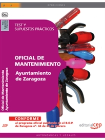 Books Frontpage Oficial de Mantenimiento Ayuntamiento de Zaragoza. Test y Supuestos Prácticos
