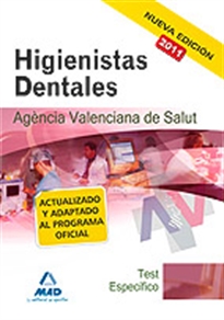 Books Frontpage Higienistas dentales de la agencia valenciana de salud. Test de la parte específica