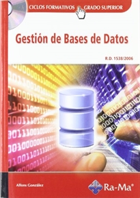 Books Frontpage Gestión de Bases de Datos (GRADO SUP.).