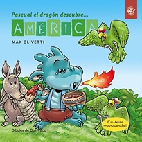 Books Frontpage Pascual el dragón descubre América - Libros para niños en letra ligada, manuscrita, cursiva