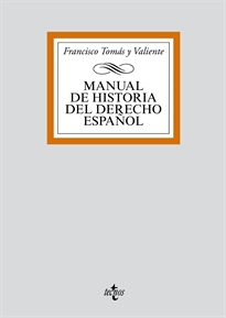 Books Frontpage Manual de Historia del Derecho español