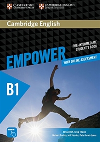 Books Frontpage Cambridge English Empower Pre-intermediate Student's Book with Online Assessment and Practice