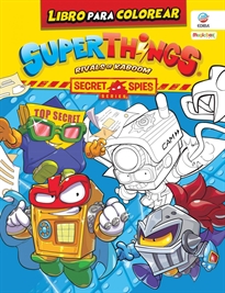 Books Frontpage Libro para colorear Superthings Secret Spies Series - España