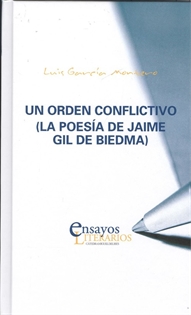 Books Frontpage Orden Conflictivo, Un. (La Poesía De Jaime Gil De Biedma)