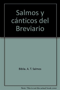 Books Frontpage Salmos y cánticos del Breviario