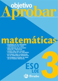 Books Frontpage Objetivo aprobar Matemáticas 3 ESO