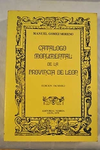Books Frontpage Catálogo Monumental de España. Provincia de León.