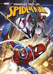 Books Frontpage Marvel action spiderman. shock del sistema 5