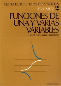 Books Frontpage Matemáticas para científicos. Funciones de una y varias variables reales