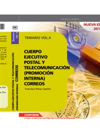 Books Frontpage Cuerpo Ejecutivo Postal y de Telecomunicación (promoción interna). Temario. Vol. II