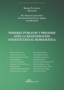 Books Frontpage Poderes públicos y privados ante la regeneración constitucional democrática