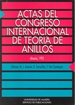 Front pageActas del Congreso internacional de Teoría de Anillos