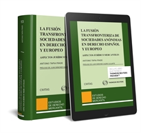 Books Frontpage La fusión transfronteriza de sociedades anónimas en derecho español y europeo (Papel + e-book)