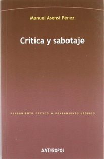 Books Frontpage Crítica y sabotaje