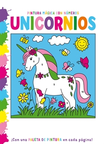 Books Frontpage Pintura Mágica Con Números: Unicornios