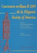 Front pageCancionero sevillano B 2495 de la "Hispanic Society of America"