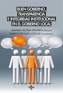 Books Frontpage Buen gobierno, transparencia e integridad institucional en el gobierno local