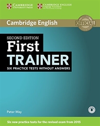 Books Frontpage First Trainer Six Practice Tests without Answers with Audio 2nd Edition