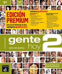 Books Frontpage Gente Hoy 2 Premium Libro del alumno + CD