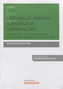 Books Frontpage Lessons of spanish substantive criminal law (Papel + e-book)
