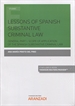 Front pageLessons of spanish substantive criminal law (Papel + e-book)