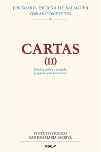 Books Frontpage Cartas II (Edición crítico-histórica)
