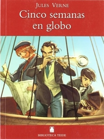 Books Frontpage Biblioteca Teide 002 - Cinco semanas en globo -Jules Verne-