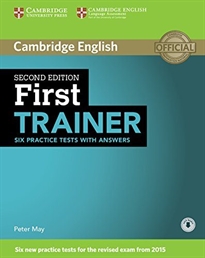 Books Frontpage First Trainer Six Practice Tests with Answers with Audio 2nd Edition