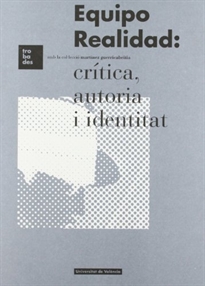 Books Frontpage Equipo Realidad: crítica, autoria i identitat