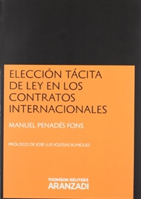 Books Frontpage Elección Tácita de Ley en los Contratos Internacionales