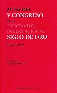 Books Frontpage Actas del V Congreso de la Asociación Internacional Siglo de Oro