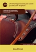 Front pageReparaciones por cosido y sustitución de piezas. TCPC0109 - Reparación del calzado y marroquinería