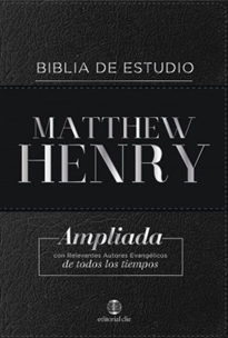 Books Frontpage Biblia de estudio Matthew Henry- Bonded leather (piel fabricada)
