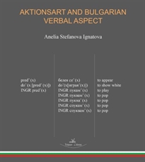 Books Frontpage Aktionsart and Bulgarian verbal aspect