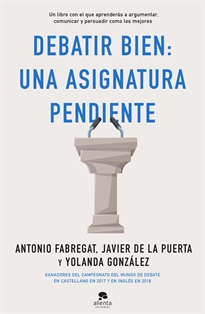 Books Frontpage Debatir bien: una asignatura pendiente