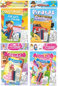 Books Frontpage Diversión a todo color (4 títulos)
