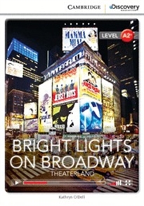Books Frontpage Bright Lights on Broadway: Theaterland Low Intermediate Book with Online Access