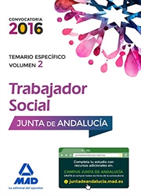 Books Frontpage Trabajadores Sociales de la Junta de Andalucía. Temario específico volumen 2