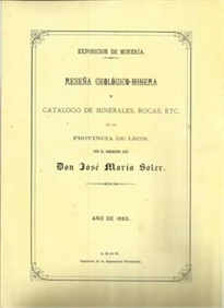 Books Frontpage Reseña geológico-minera de la provincia de León. Catálogo de miner
