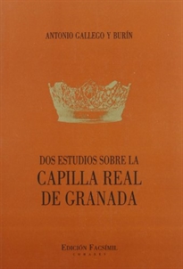 Books Frontpage Dos estudios sobre la Capilla Real de Granada