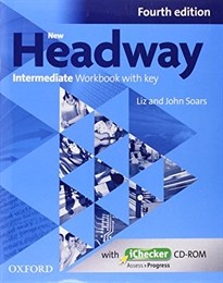 Books Frontpage New Headway 4th Edition Intermediate. Workbook with iChecker with Key